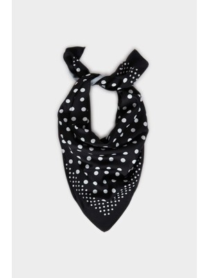 DeFacto Kadın Puantiyeli Saten Fular H1036AX26SM