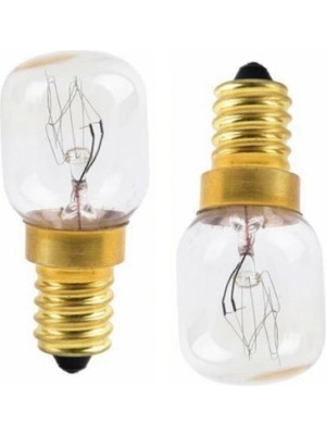 Süppürge Gosso Ile Uyumlu Ankastre Davlumbaz Buzdolabı Fırın 15 Watt Gün Işığı 300° Halojen Ampül 2 Adet