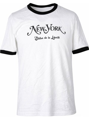 Trender O Yaka Ekru Erkek T-Shirt 26YDT1000021