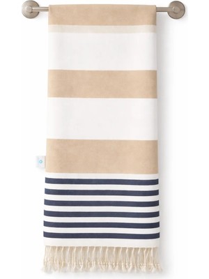 Aquatolıa Harput Peştemal -  Pamuk- 100 x 180 cm- Peştemal- Plaj Havlusu- Çizgili Desen
