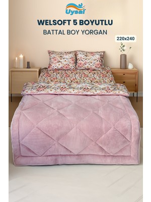 Uysal Yorgan Welsoft 5 Boyutlu Battal Boy Yorgan PUDRA