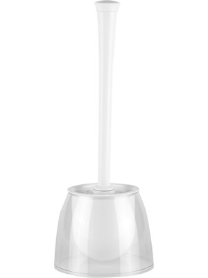 Feyza Design Parlak Neon Tuvalet Fırçası, Doğal Gövde ve Opak Beyaz Sap