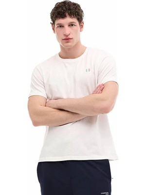 Lumberjack ML DEX 11ITL1314 6FX Beyaz Erkek Kısa Kol T-Shirt