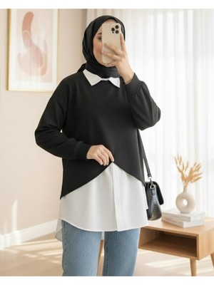 Modamorfo Gömlekli Bolerolu Oysho Üst Takım  -Siyah