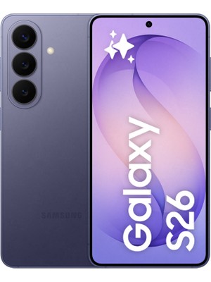Samsung Galaxy S26 256 GB 12 GB RAM (Samsung Türkiye Garantili) Kobalt Mor