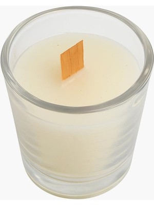 Feyza Design 40 ml Vanilya Kokulu Şat Bardak Kavanoz Mum Işıltısı ve Sıcaklığıyla