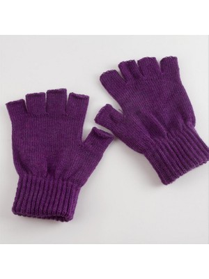 Zero Land Nrzsnt Kesik Uçlu Eldiven - Mor