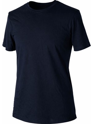 Trender O Yaka Lacivert Erkek T-Shirt 100-03