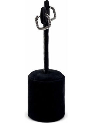 Pangu Gümüş Renk Kare Çelik Küpe