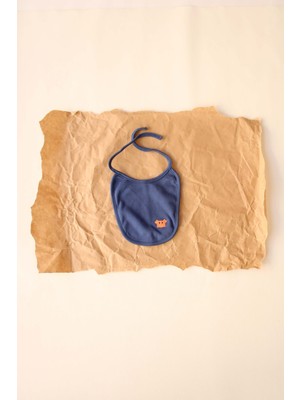 Yengeç Nakışlı Biyeli Bebek Önlüğü 0-3 Ay