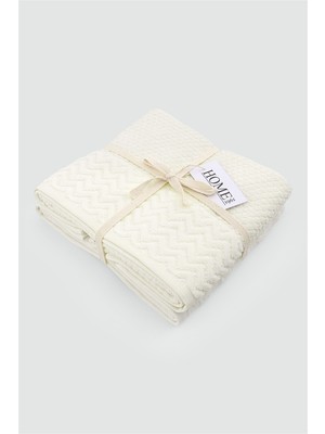 Denizli Çeyiz 2li Kadife Bordürlü Jakarlı 50X90 El Havlusu Spectre