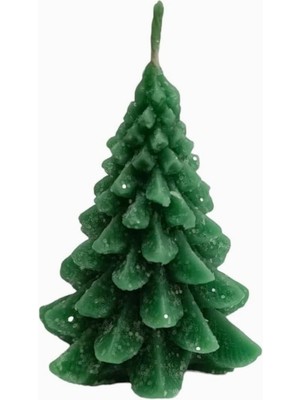 Feyza Design Yılbaşı Ağacı Şeklinde Dekoratif Mum 1 Adet