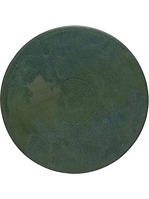 Skygo Co-Op Seramik Kaide, Mat Yeşil Reaktif Sır Dekoratif Vurgular, 30,48 cm U x 30,48 cm G x 10,16 cm Y