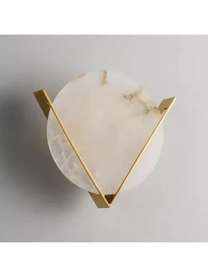 Ronisu Aydınlatma Apollo Mermer Disk Duvar Aplik RA-APLK-3549-52-24