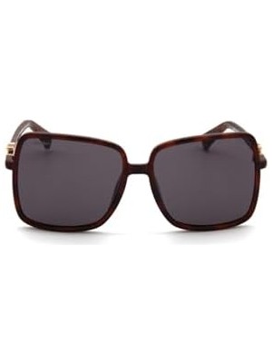 Skygo Marka mm 0064H 52A Bayan Kemik,kare,kahverengi Çerçeve,58 Ekartman