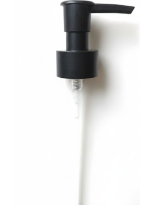 Feyza Design Geniş Ağızlı Mat Siyah Sabunluk Pompası, Şık ve Kullanışlı Tasarım