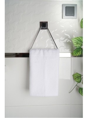 Feyza Design Güçlü ve Şık Üçgen Havluluk, Dayanıklı Paslanmaz Metal Tasarım