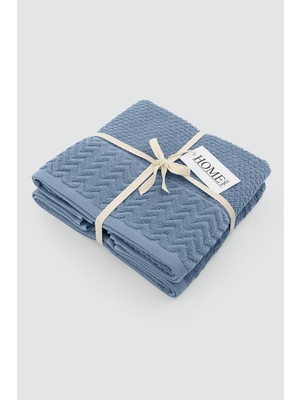 Denizli Çeyiz 2li Kadife Bordürlü Jakarlı 50X90 El Havlusu Spectre