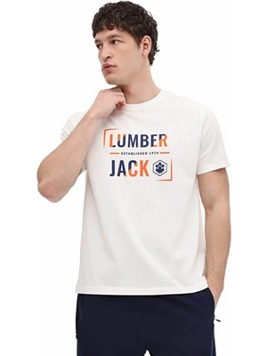 Lumberjack  ml Okına 11ID1-104 6fx Beyaz Erkek T-Shirt A102064755