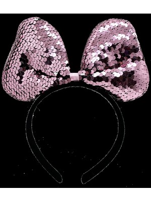 Ecoport Renk Değiştiren Pullu Fiyonk Parti Tacı Pembe Gümüş