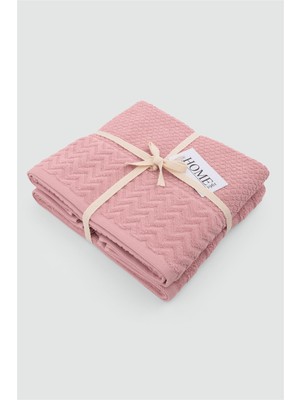 Denizli Çeyiz 2li Kadife Bordürlü Jakarlı 50X90 El Havlusu Spectre