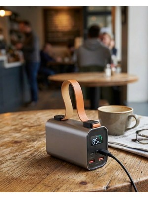 Mey Ithalat® 50000MAH Süper Fast Charge LED Işıklı Taşınabilir Power Bank