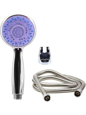 Feyza Design Pratik Duş Başlığı Seti, Hortum ve Askı ile Rahat Kullanım