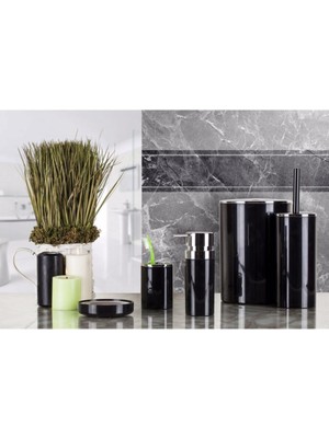 Feyza Design Primanova Lenox 5'li Banyo Seti Siyah, Şık ve Kullanışlı Ürün