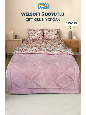 Uysal Yorgan Welsoft 5 Boyutlu Yorgan Çift Kişilik PUDRA