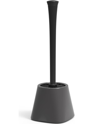 Feyza Design Şeffaf Siyah Gövde, Opak Siyah Sap Marieta Tuvalet Fırçası