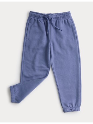 Marks & Spencer Pamuk Karışımlı Düz Jogger Pantolon (2-8 Yaş)