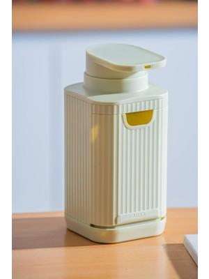 Acar 9255 Snoppy Sünger Hazneli Sıvı Sabunluk Mint Green - 19 cm