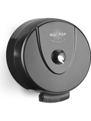 Feyza Design Ikiz Mini Çekmeli Tuvalet Kağıdı Dispenseri Siyah, Pratik ve Şık Tasarım