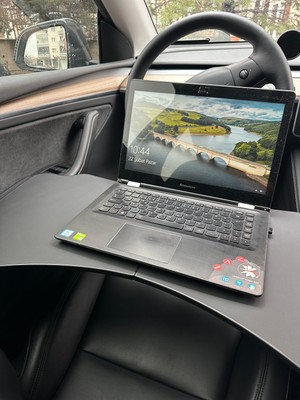 Bir Aksesuar Al Araç Içi Katlanır Masa – Sehpa – Her Modele Uygundur – Laptop Masası – Yemek Masası