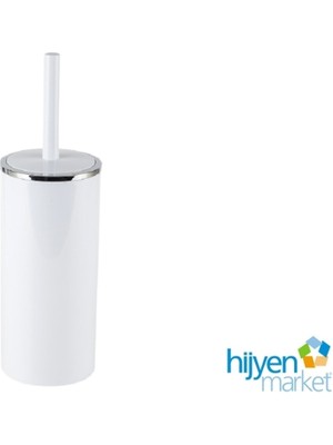 Feyza Design Lenox Tuvalet Fırçası Beyaz, Şık ve Pratik Banyo Temizliği Aksesuarı