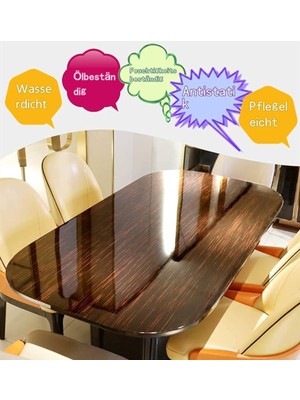 Feyza Design Şeffaf Eşya Koruyucu Film 2m x 45CM, Güçlü ve Esnek Koruma