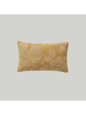 Linens Foldi Kırlent Kılıfı 30X50 cm Hardal