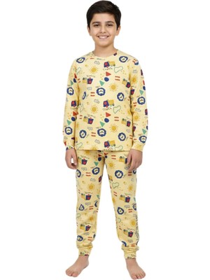 Baglan Erkek Çocuk Baskılı Pijama Takım BGL-ST05257