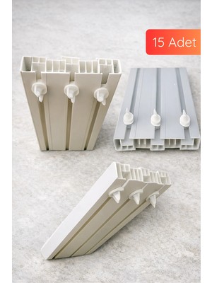 Tayem Tül Perde Korniş Sonu, Perde Korniş Stoperi Finali, Korniş Sıkıştırma Kapama, Perde Kilidi 15 Adet