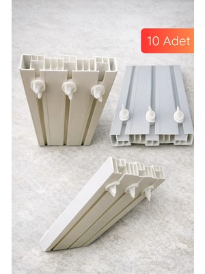 Tayem Tül Perde Korniş Sonu, Perde Korniş Stoperi Finali, Korniş Sıkıştırma Kapama, Perde Kilidi 10 Adet