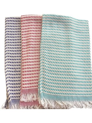 Mumu Kurulama Bezi 3'lü (28 x 45 Cm) Pamuk Dokuma Uzun Ömürlü Üç Farklı Renk Karma Paket