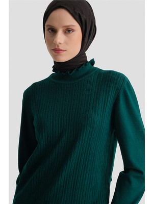 Armine Triko Penye 25KD2901 Koyu Yeşil