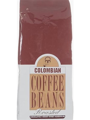 MK Beykoz Mehmet Efendi 500GR Colombıan Çekirdek Roasted Çekirdek Kahve (Wt 17,6 Oz)