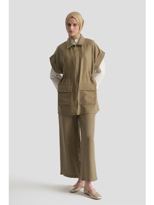 Armine Yelekli Takım Haki