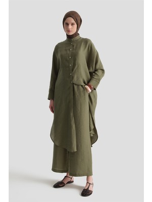 Armine Tunik Elbise Takım Haki