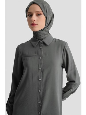 Armine Tunik Elbise Petrol