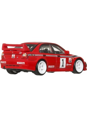 Hot Wheels® Mitsubishi Lancer Evolution VI | Car Culture Premium 1:64 ölçekli metal oyuncak araba JKF19