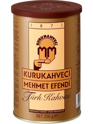 No35 Mehmet Efendi Kahve 250 gr Teneke Kutu