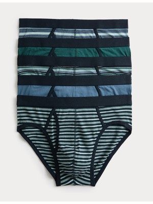Marks & Spencer 5'li Çizgili Brief