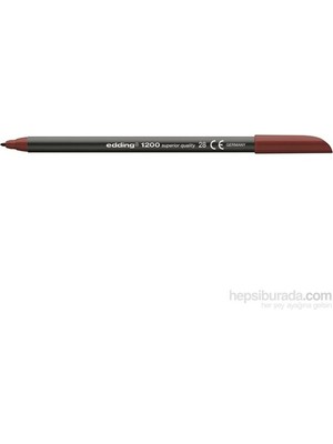 Edding 1200 Koyu Kirli Kırmızı Keçeli Kalem Parça Sayısı ile Güçlü Renk ve Kalite